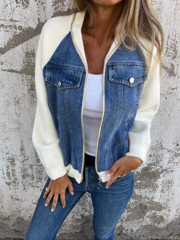 Casual V-hals Jas